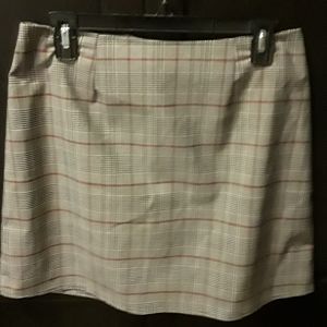 Love Fire plaid skirt